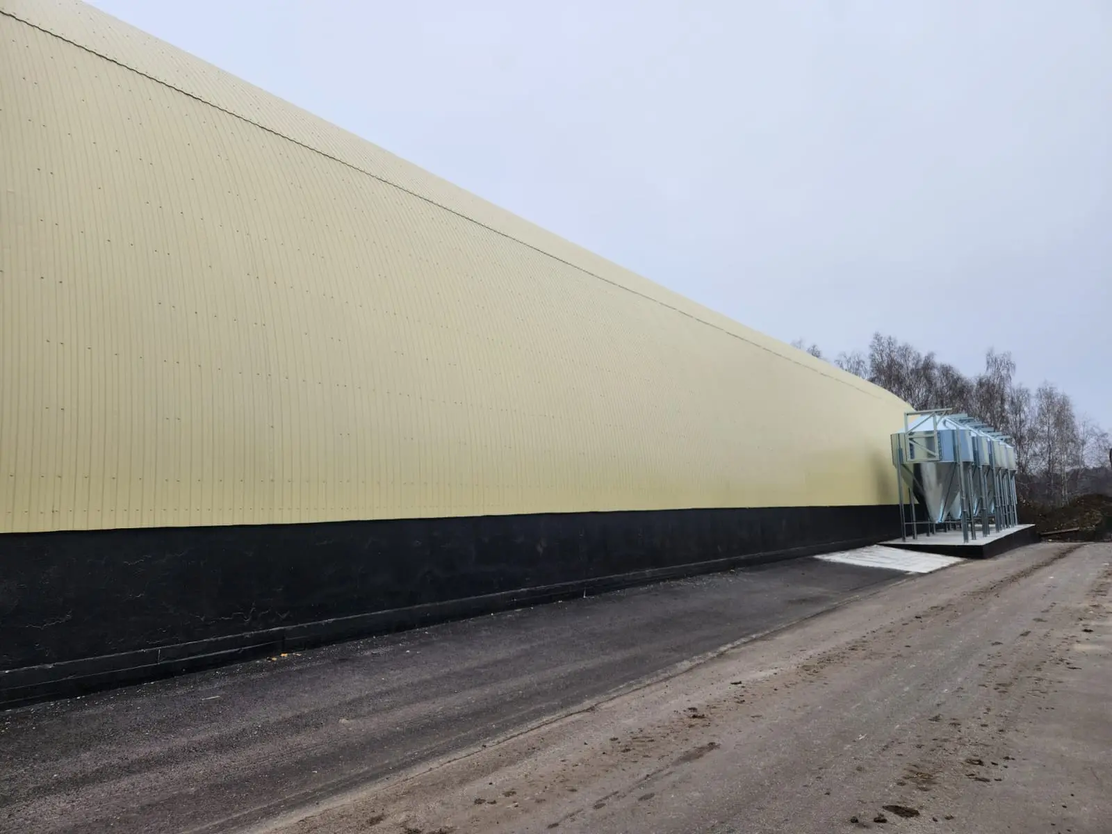 Строительство комбикормового завода 18 * 57 м